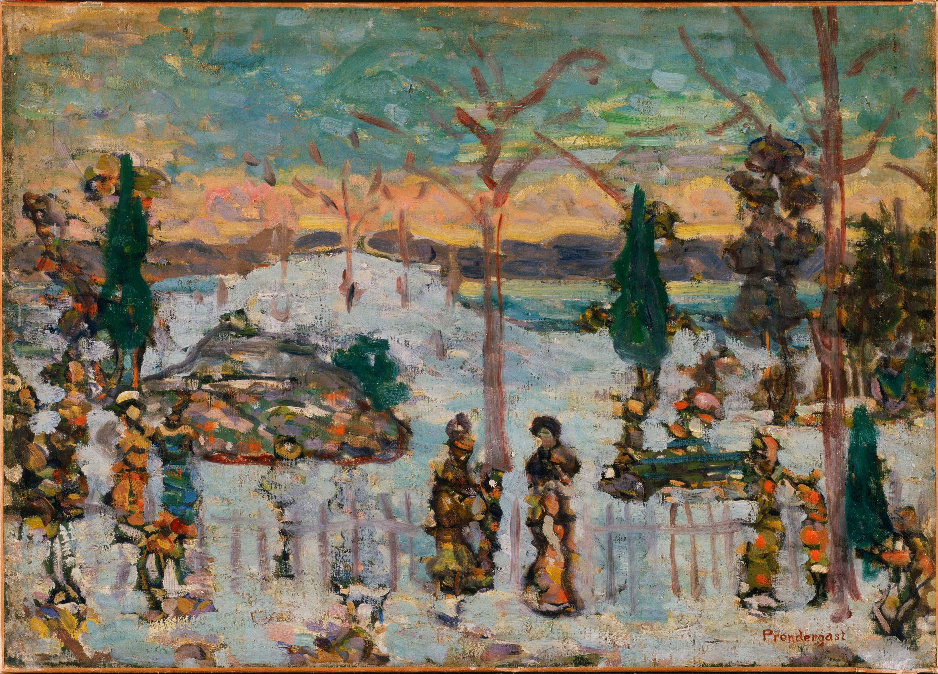 Neige en avril - Maurice Prendergast