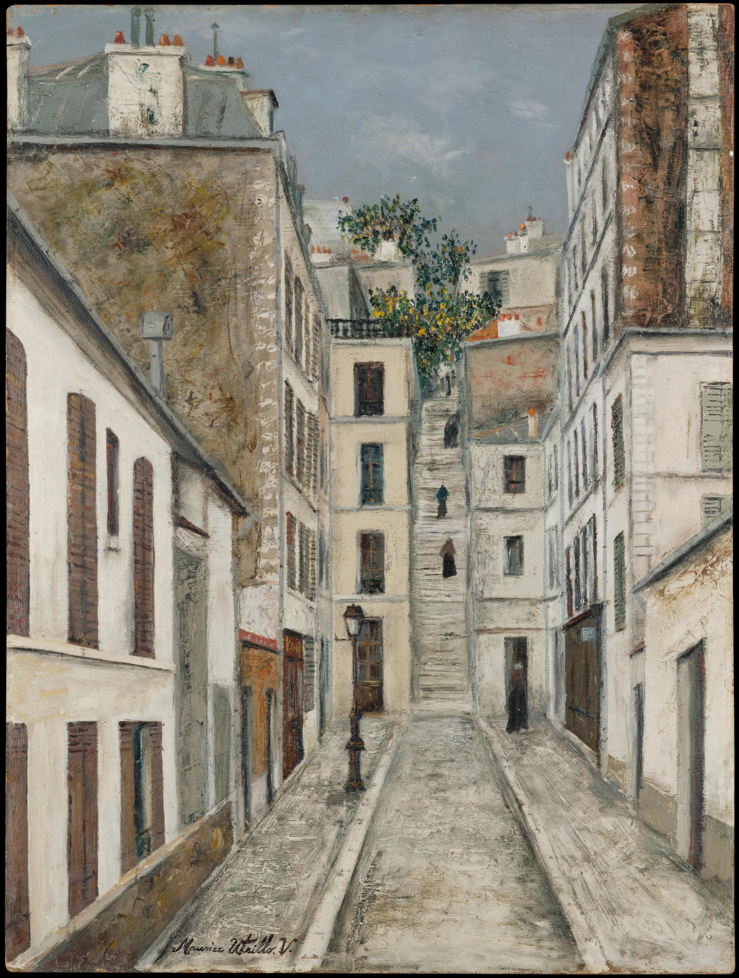 L'Impasse Cottin - Maurice Utrillo