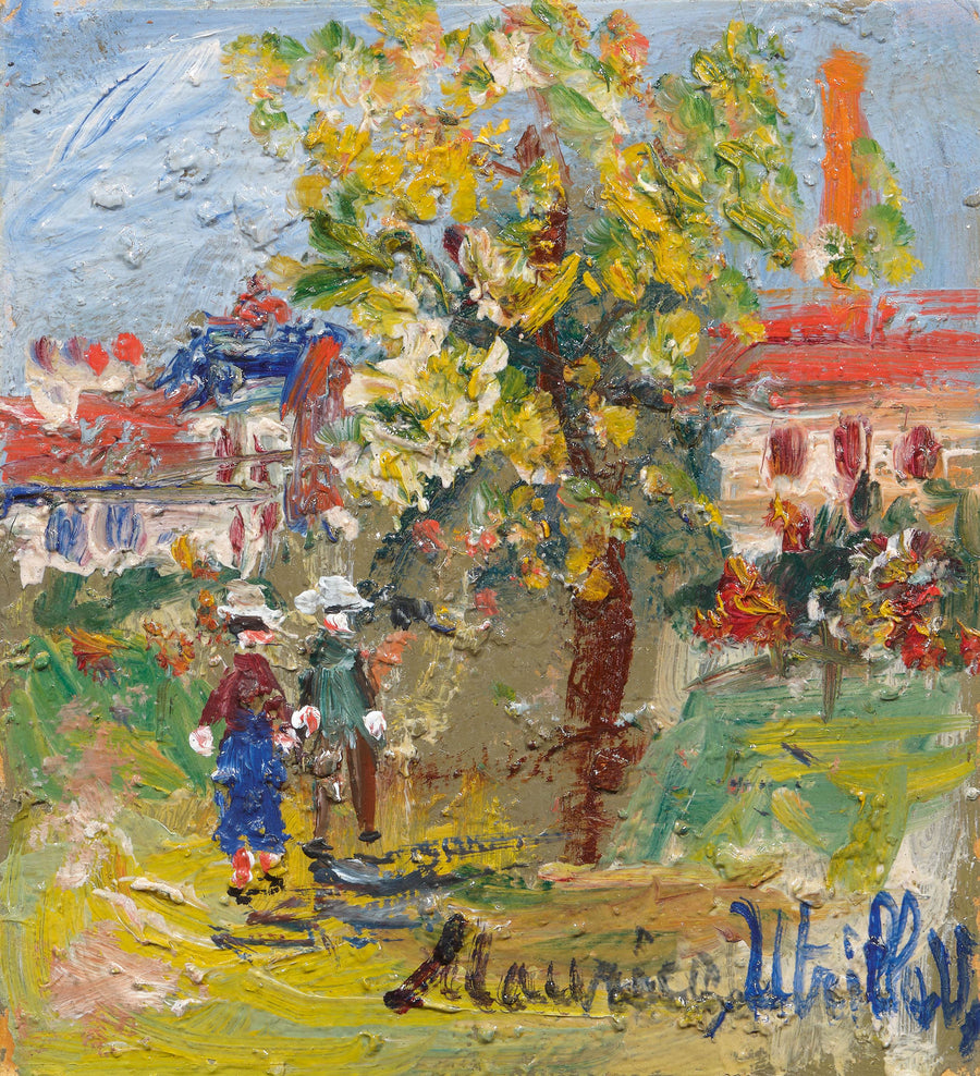 Promenade d'été - Maurice Utrillo