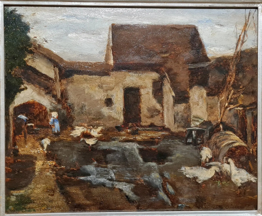 Ferme à Barbizon - Max Liebermann - Alpha Reproduction