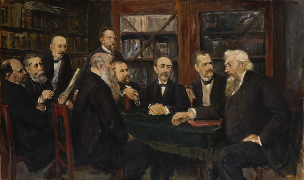 Le Hamburgische Professorenkonvent - Max Liebermann - Alpha Reproduction
