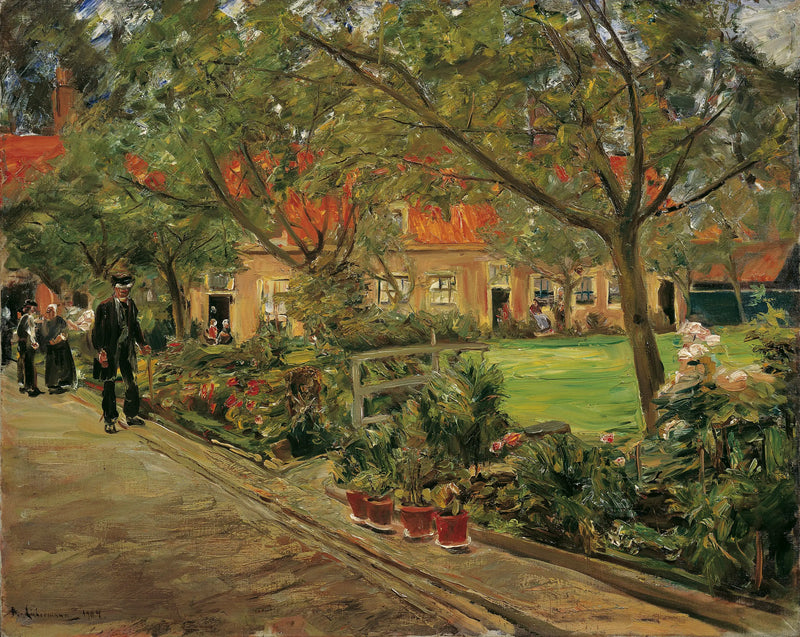 Edam Hastanesi Bahçesi - Max Liebermann