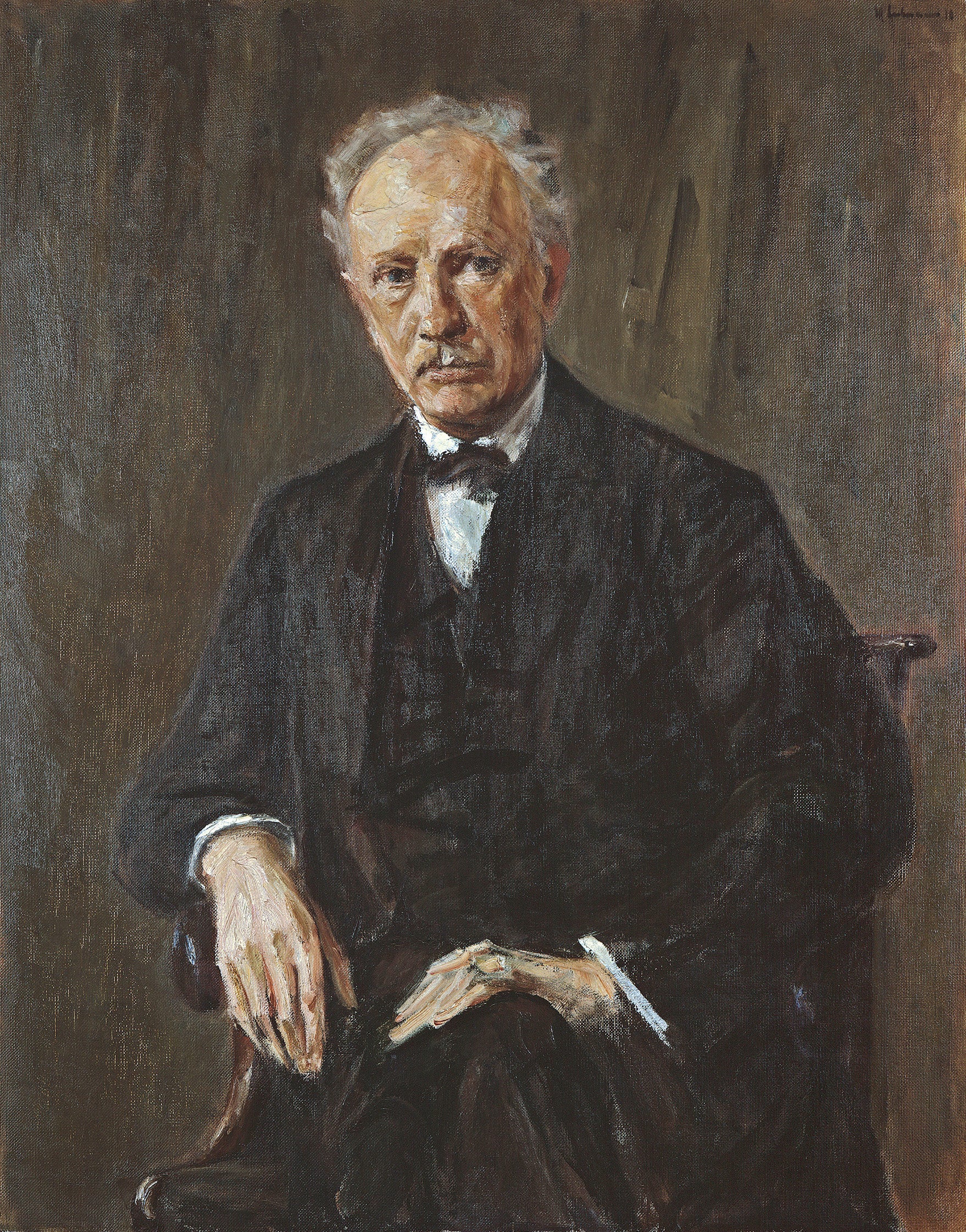 Portrait de Richard Strauss - Max Liebermann