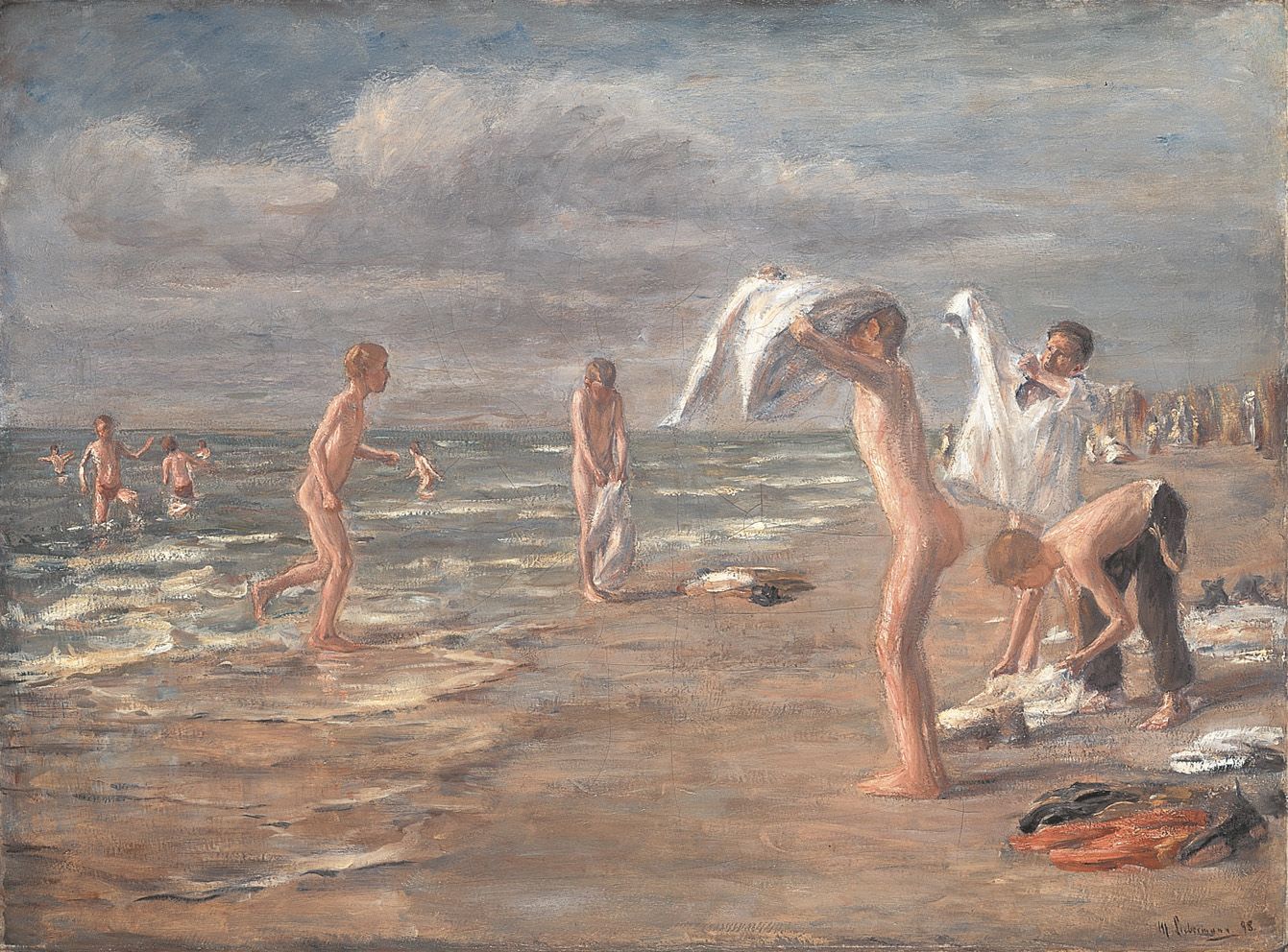 Çocukların Banyosu - Max Liebermann