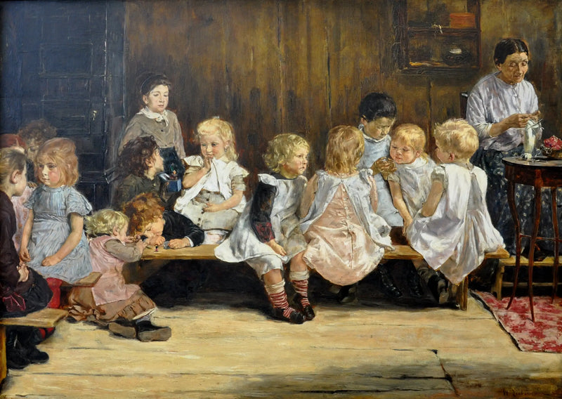 Amsterdam'daki Anaokulu - Max Liebermann
