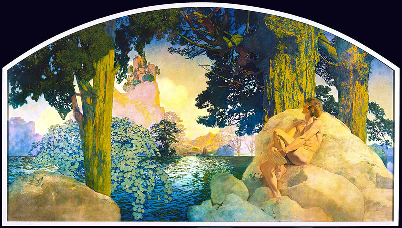 Rüya Şatosu Gökyüzünde - Maxfield Parrish