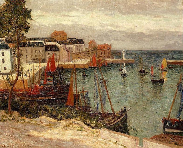 Le Port de Sauzon, Belle-île-en-Mer - Maxime Maufra