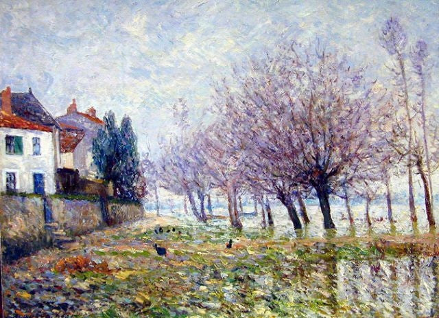 Après l'inondation, Haute-Indre, Loire-Inférieure - Maxime Maufra