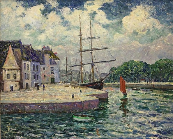 Le Port de Saint-Goustan à Auray - Maxime Maufra - Alpha Reproduction