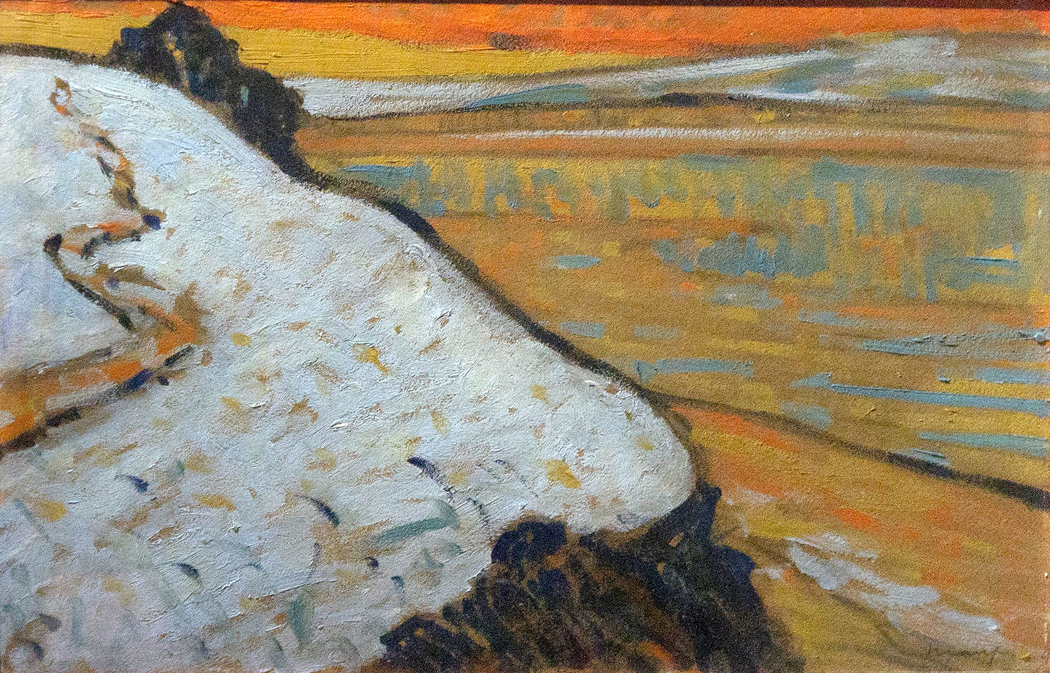 Pont-Aven, ciel rouge - Maxime Maufra