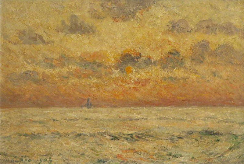 Gün Batımı Denizde, Quiberon - Maxime Maufra
