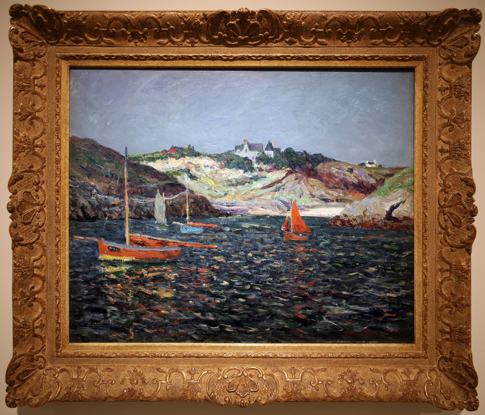 Le fond du port de Goulphar Belle-Île en Mer - Maxime Maufra - Alpha Reproduction