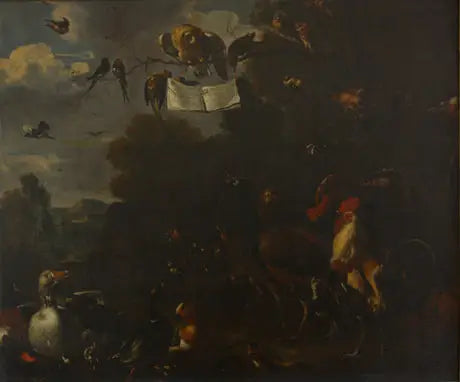 Concert d’oiseaux - Melchior de Hondecoeter - Alpha Reproduction
