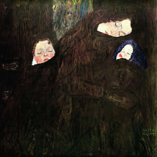 🌸👩‍👧‍👦 Çocuklarıyla Anne – Gustav Klimt (yaklaşık 1905)