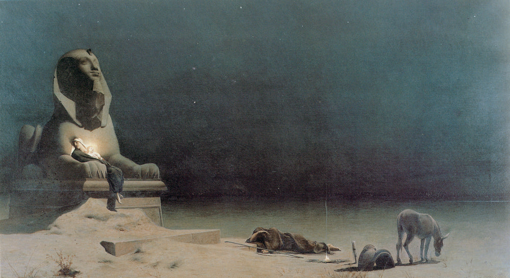 Le Repos pendant la fuite en Égypte - Luc-Olivier Merson