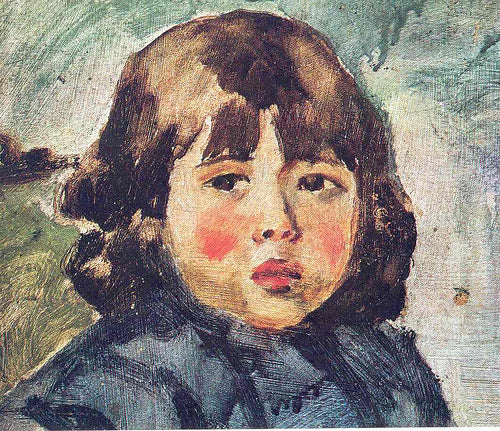 Mon fils Andrés — Juan Luna, vers 1895, Huile sur toile