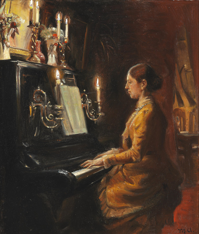 Anna Piyano'da. - Michael Peter Ancher