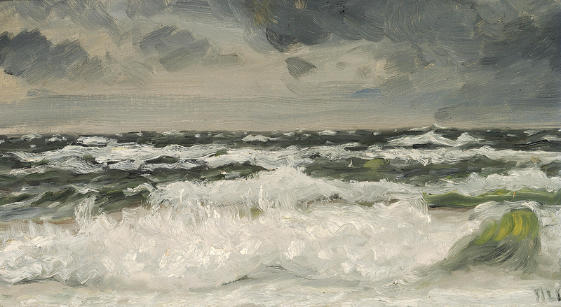Skagen Plajında. - Michael Peter Ancher