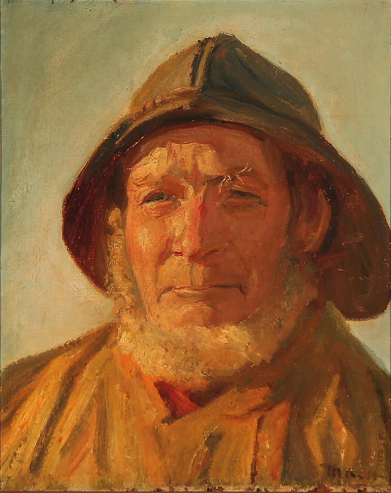Öğleden Sonra Güneşinde Balıkçı - Michael Peter Ancher