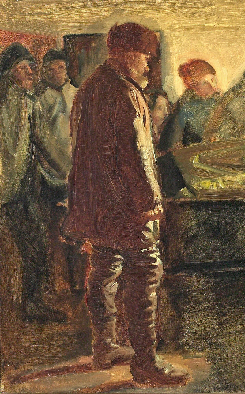 Bir Balıkçının Ölümü. - Michael Peter Ancher
