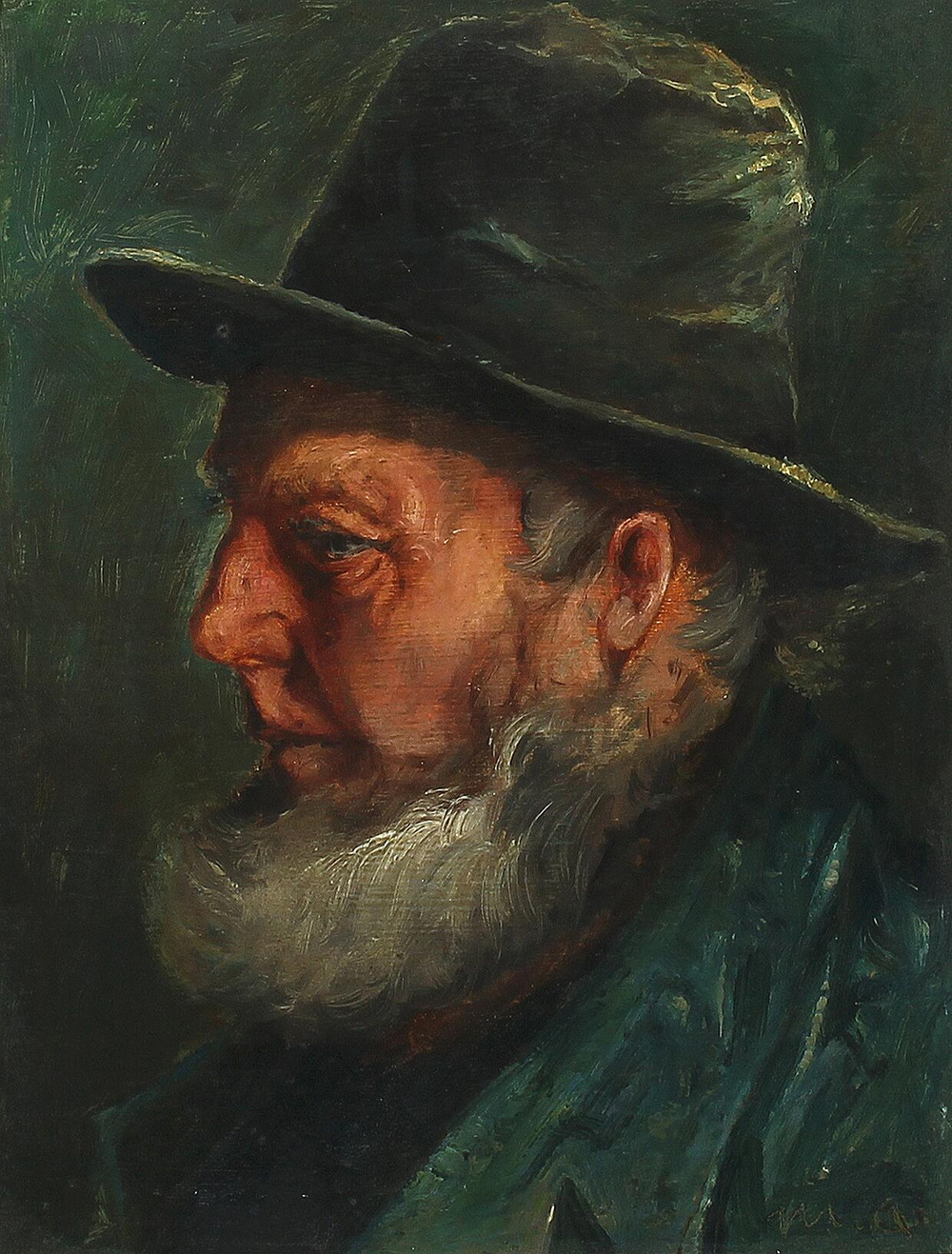 Portrait du pêcheur Ole Svendsen de Skagen. - Michael Peter Ancher - Alpha Reproduction