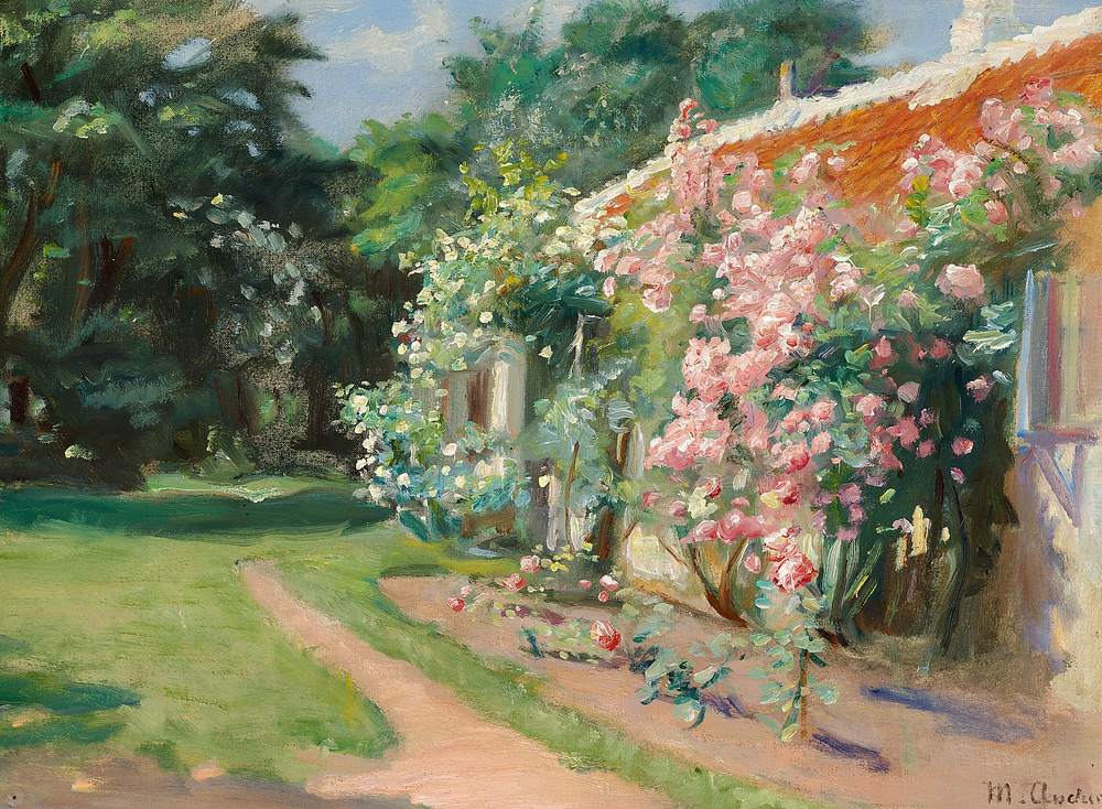 De notre ancien jardin à Skagen. - Michael Peter Ancher