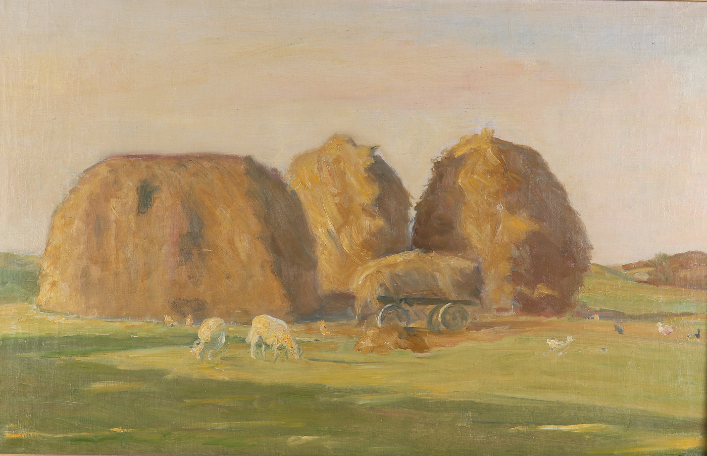 Meules de foin. - Michael Peter Ancher - Alpha Reproduction