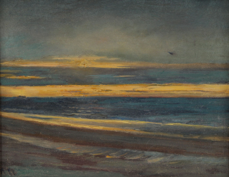 Güneş Batımı Denizde. - Michael Peter Ancher