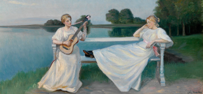 Skagen'de Yaz Gecesi - Michael Peter Ancher