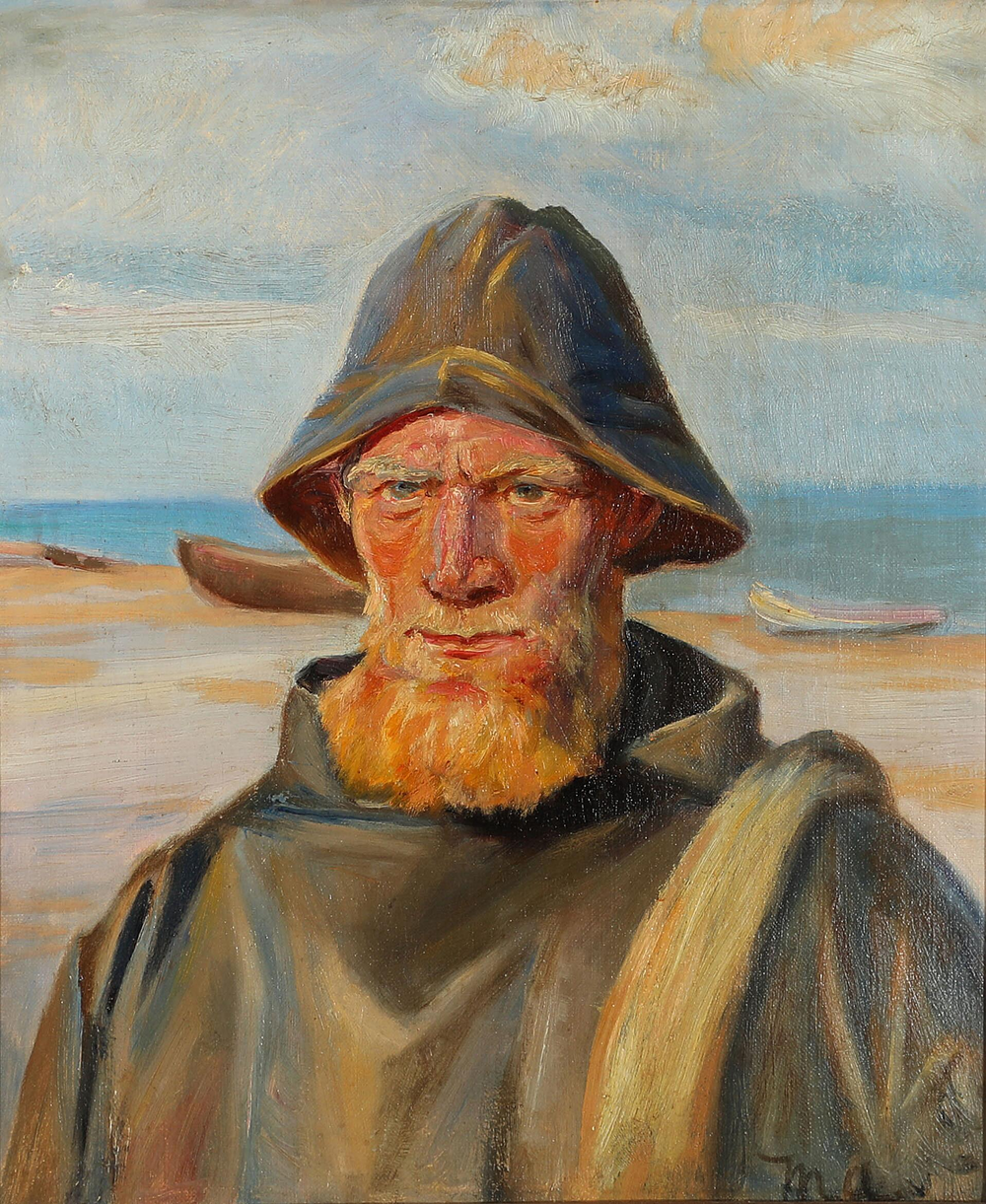 Portrait d’un pêcheur - Michael Peter Ancher - Alpha Reproduction