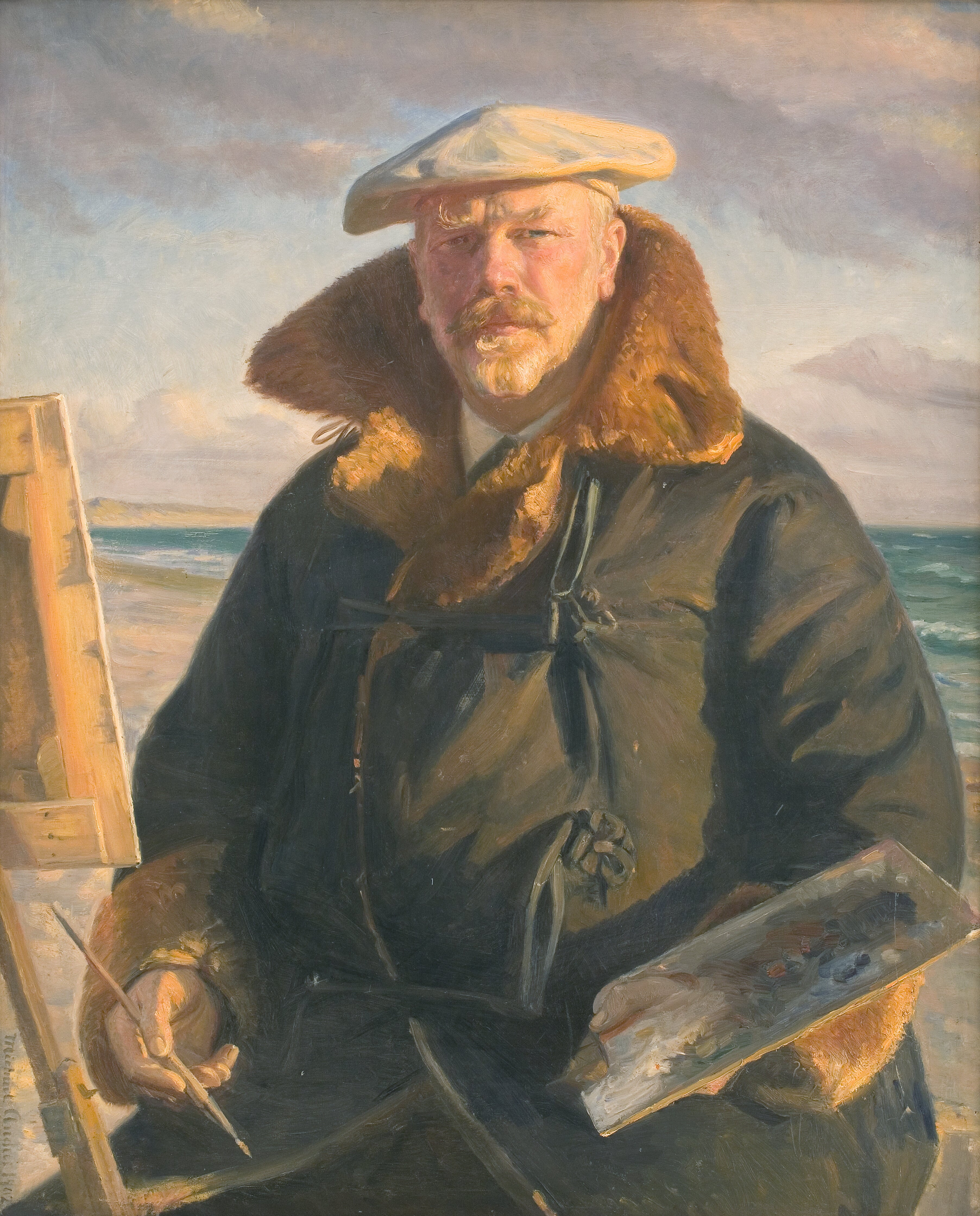 Autoportrait - Michael Peter Ancher - Alpha Reproduction