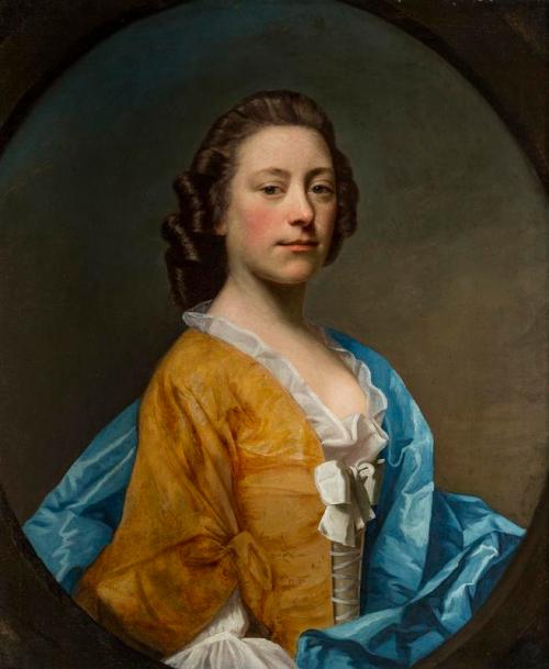 Miss Janet Shairp, Allan Ramsay, 1750, peinture à l’huile