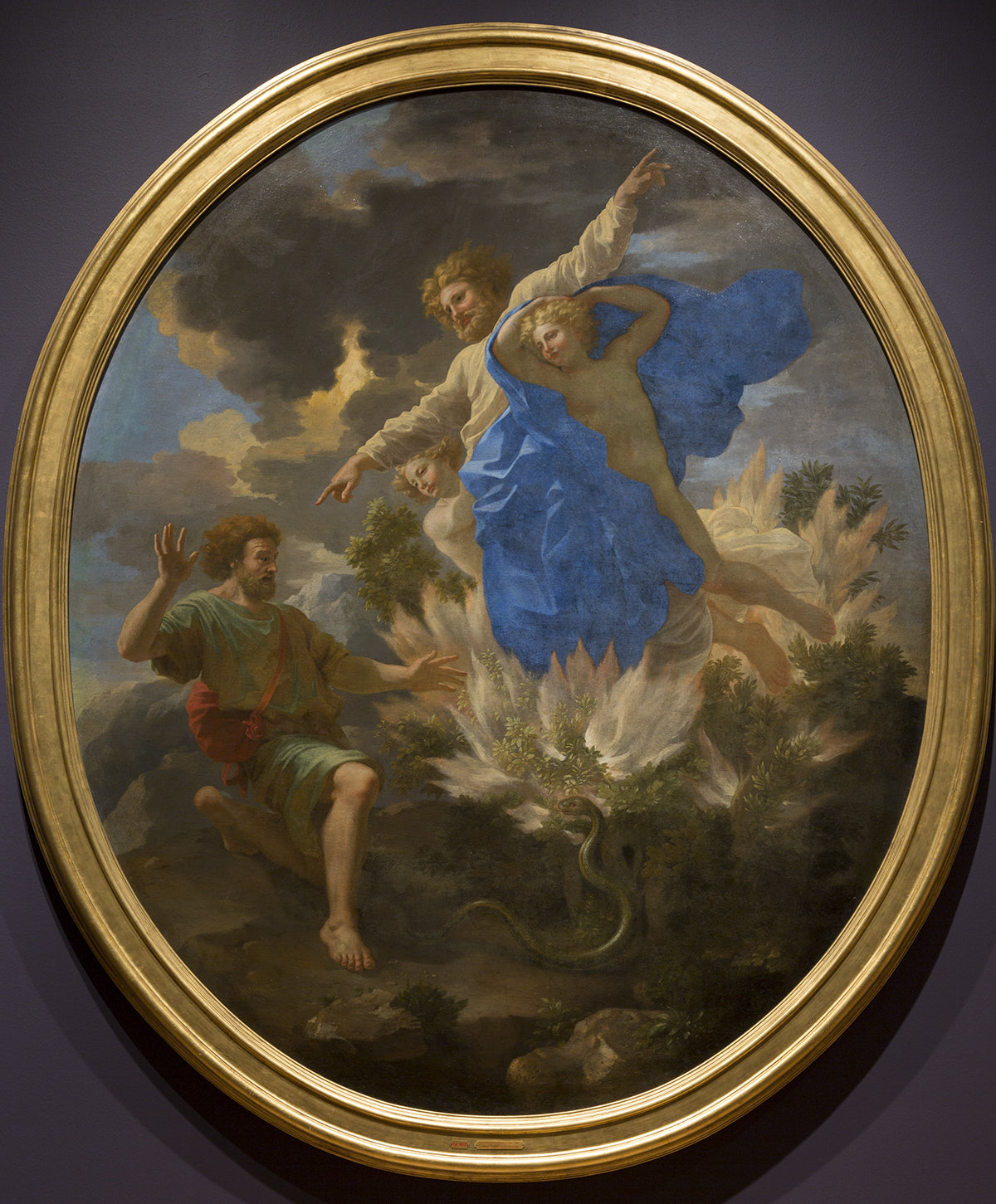 Moïse devant le buisson ardent - Nicolas Poussin