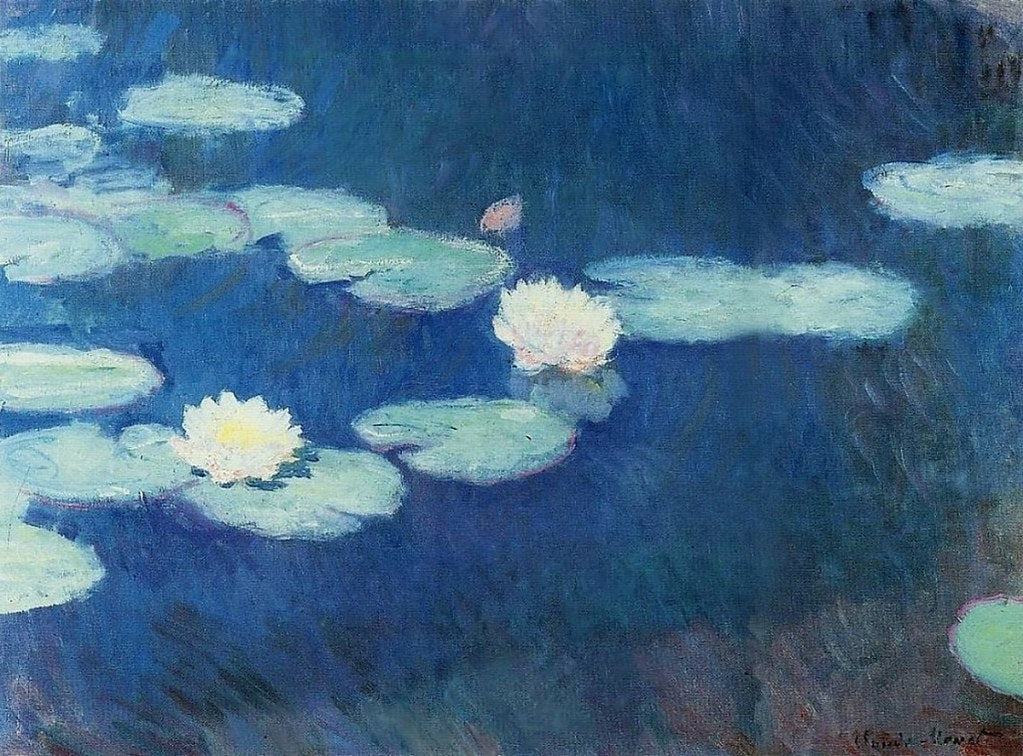 Mavi Nilüferler – Claude Monet (yaklaşık 1906)