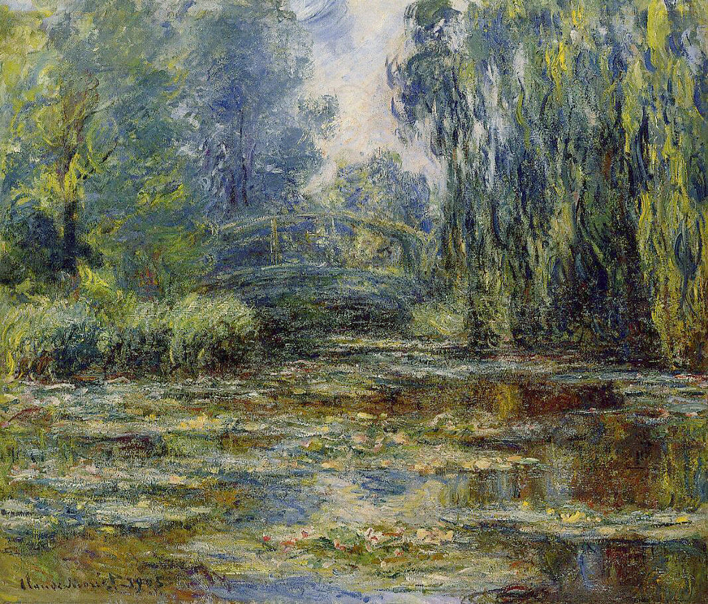 Nilüferler ve Japon Köprüsü (1899) – Claude Monet