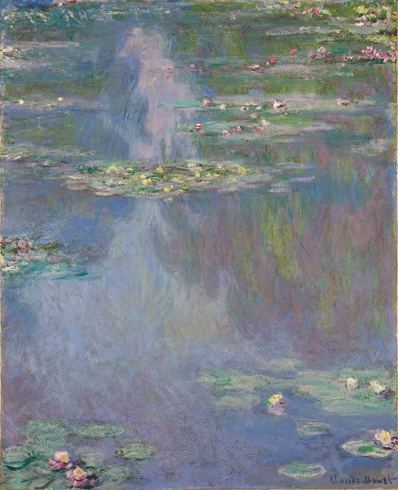 💜 Nilüferler (1907) – Claude Monet (W.1707)