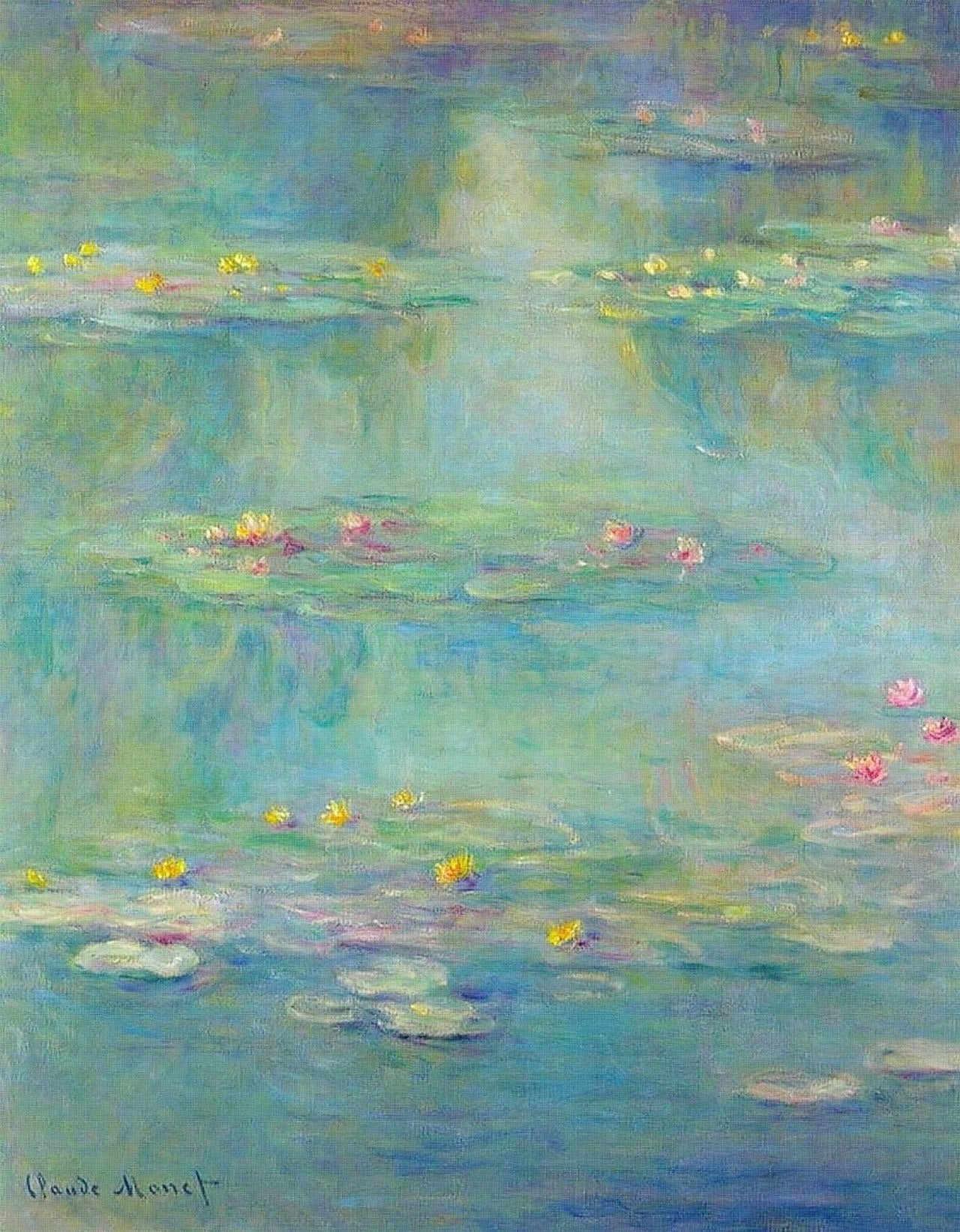 🌸 Nilüferler – yaklaşık 1908 – Claude Monet
