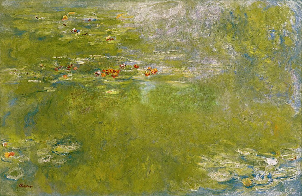 🌿 Nilüferler (1918 civarı) – Claude Monet