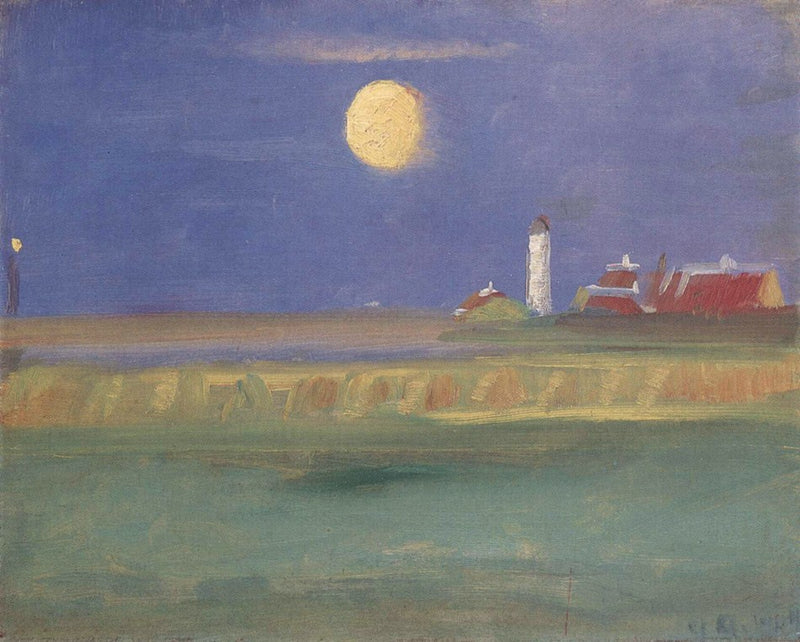 Ay Gecesi. Fener - Anna Ancher