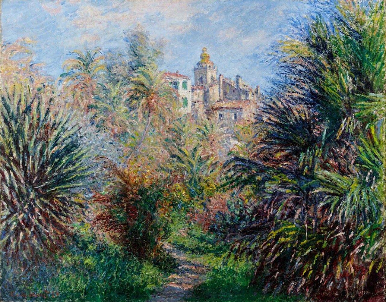 "Bordighera'da Moreno Bahçesi" – Claude Monet (1884)