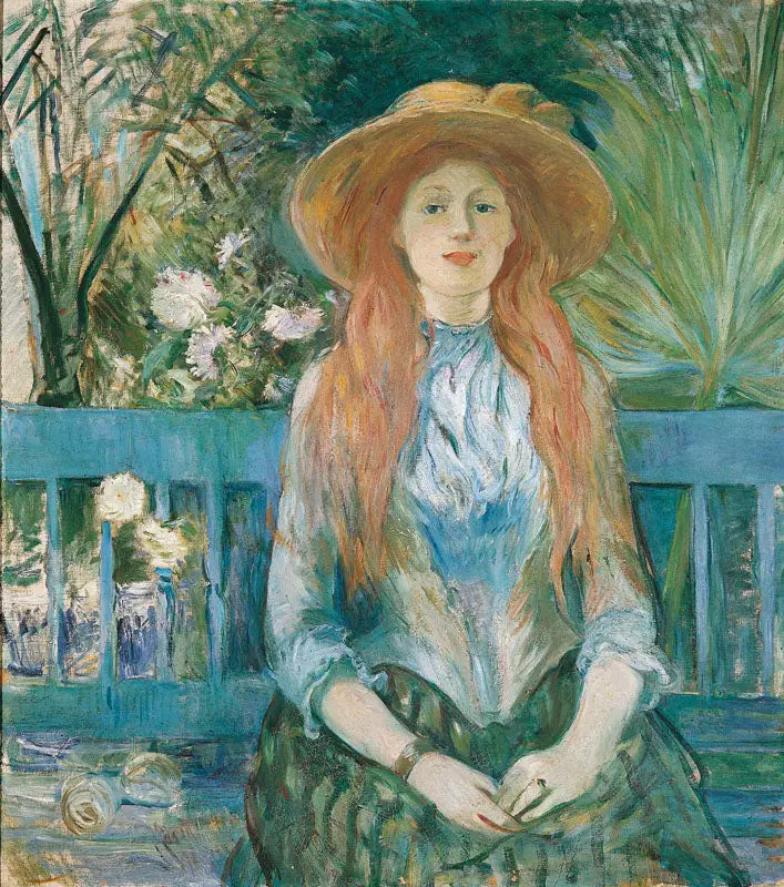 Bir Parkta Genç Kız - Berthe Morisot