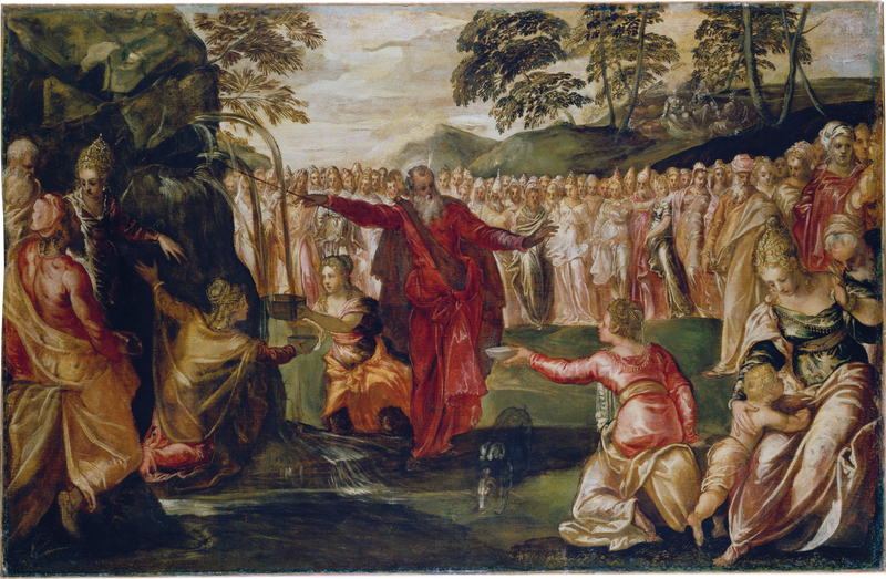 Moïse Taş Kırarken - Jacopo Tintoretto