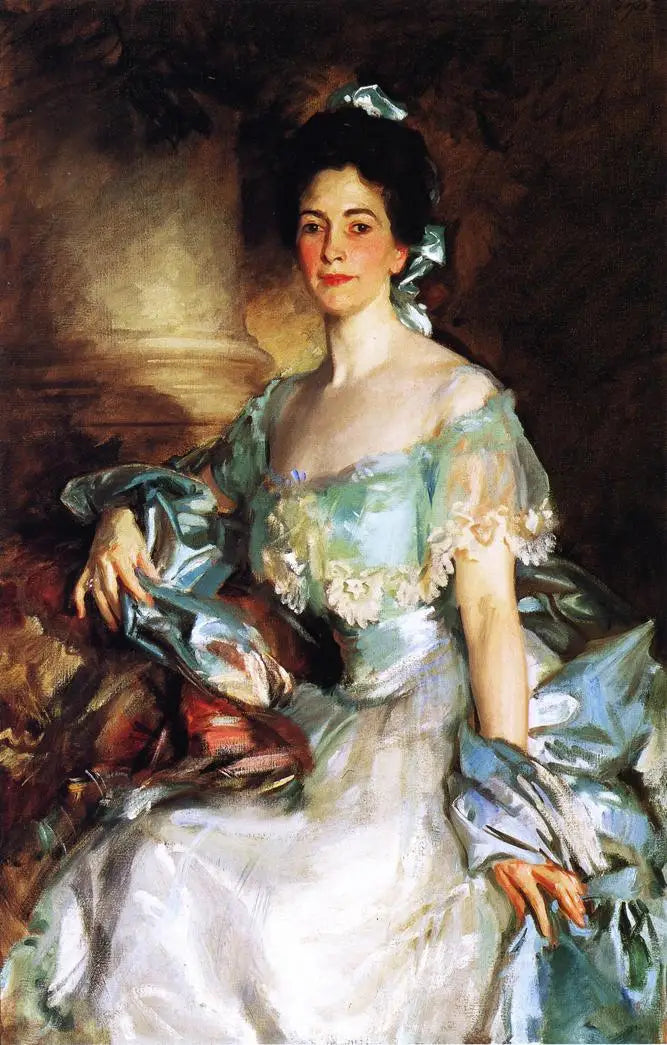 Madam A. Lawrence Rotch Portresi - John Singer Sargent
