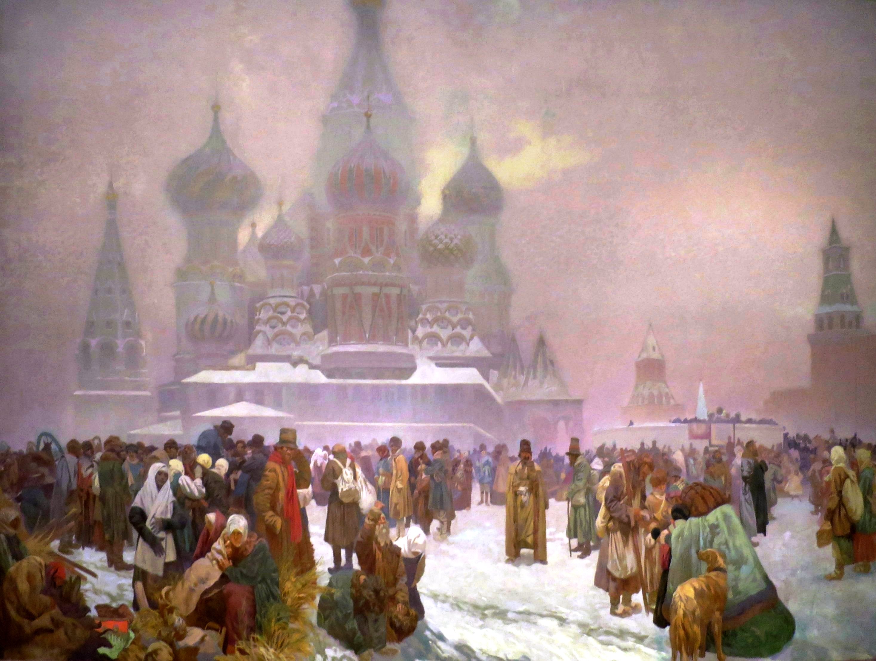 Rus Köylülerinin Özgürlüğü - Alphonse Mucha