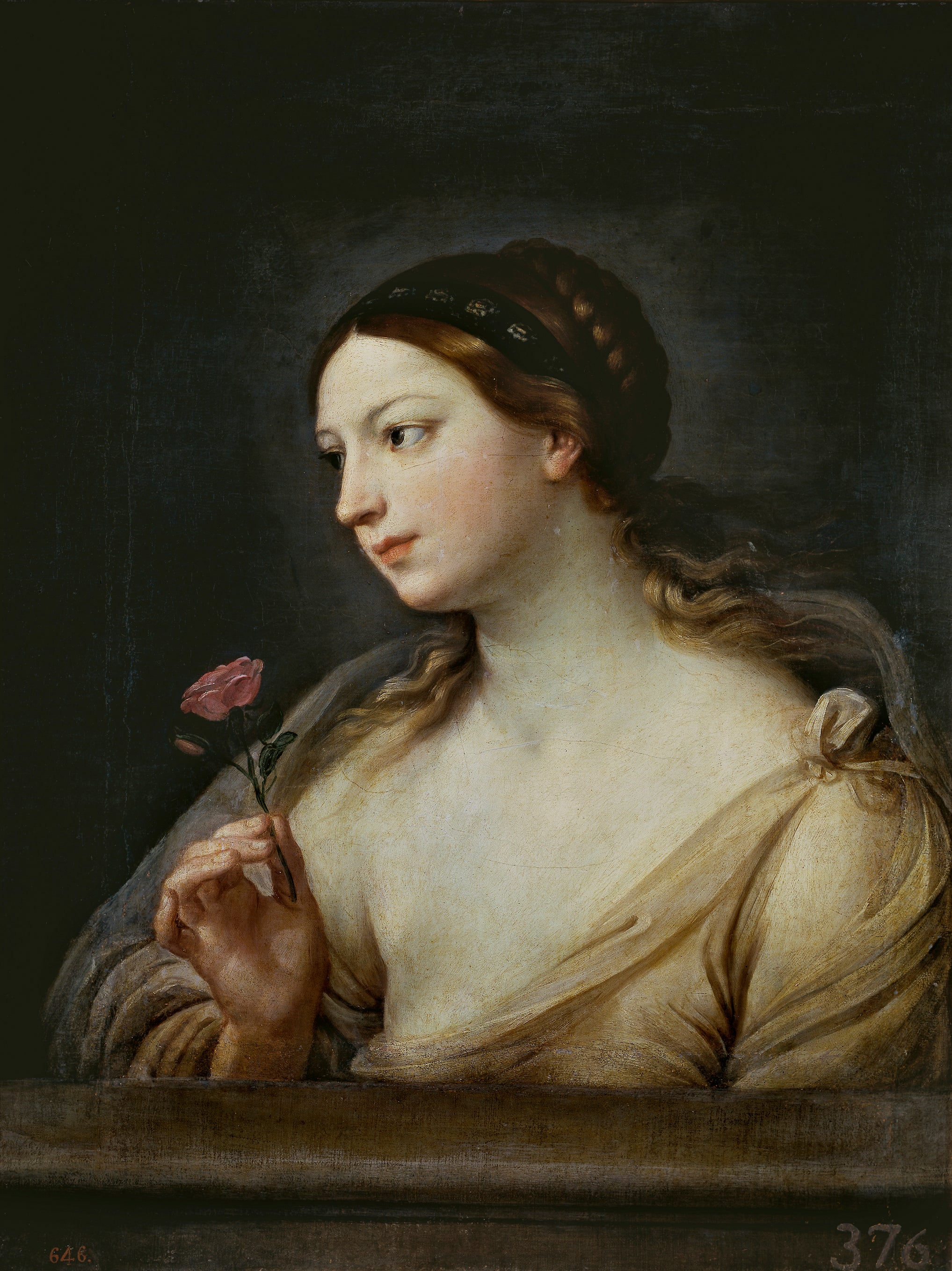 La fille à la rose - Guido Reni