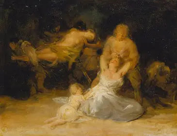 İki Kadına Şiddet Eylemi - Francisco de Goya