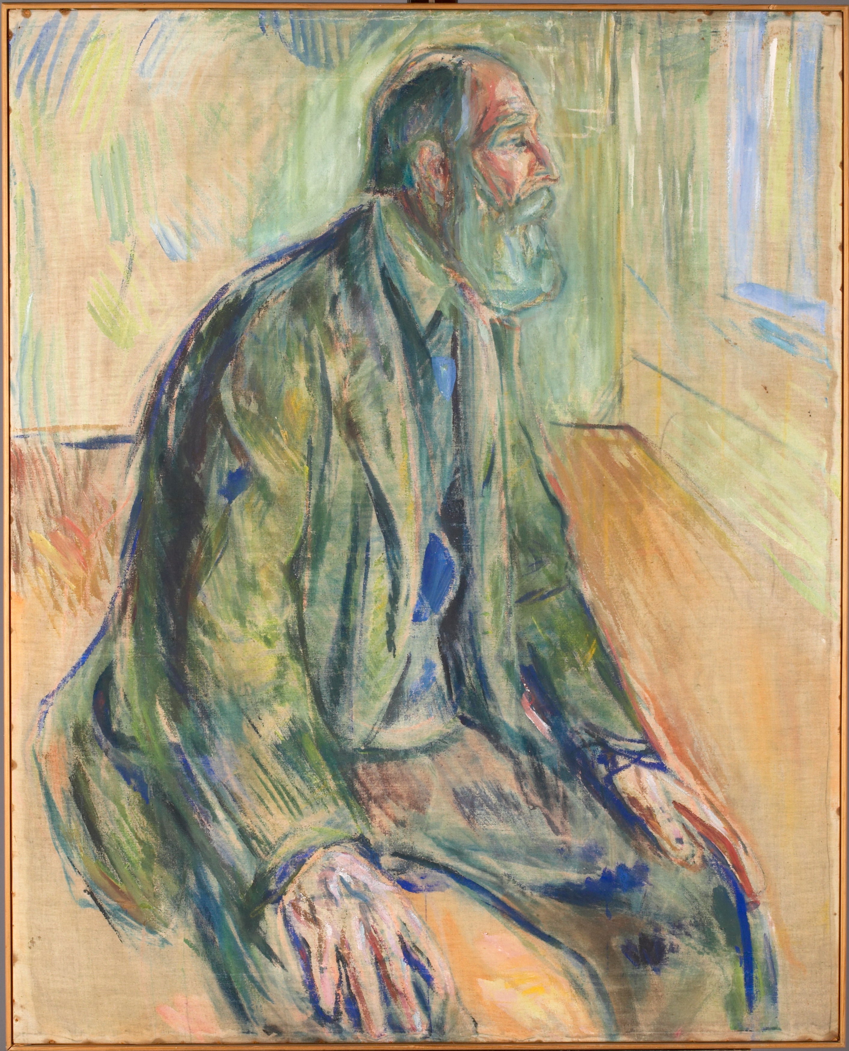 Reproduction du tableau « Percer la fenêtre - Edvard Munch » par Alpha Reproduction en peinture à l’huile