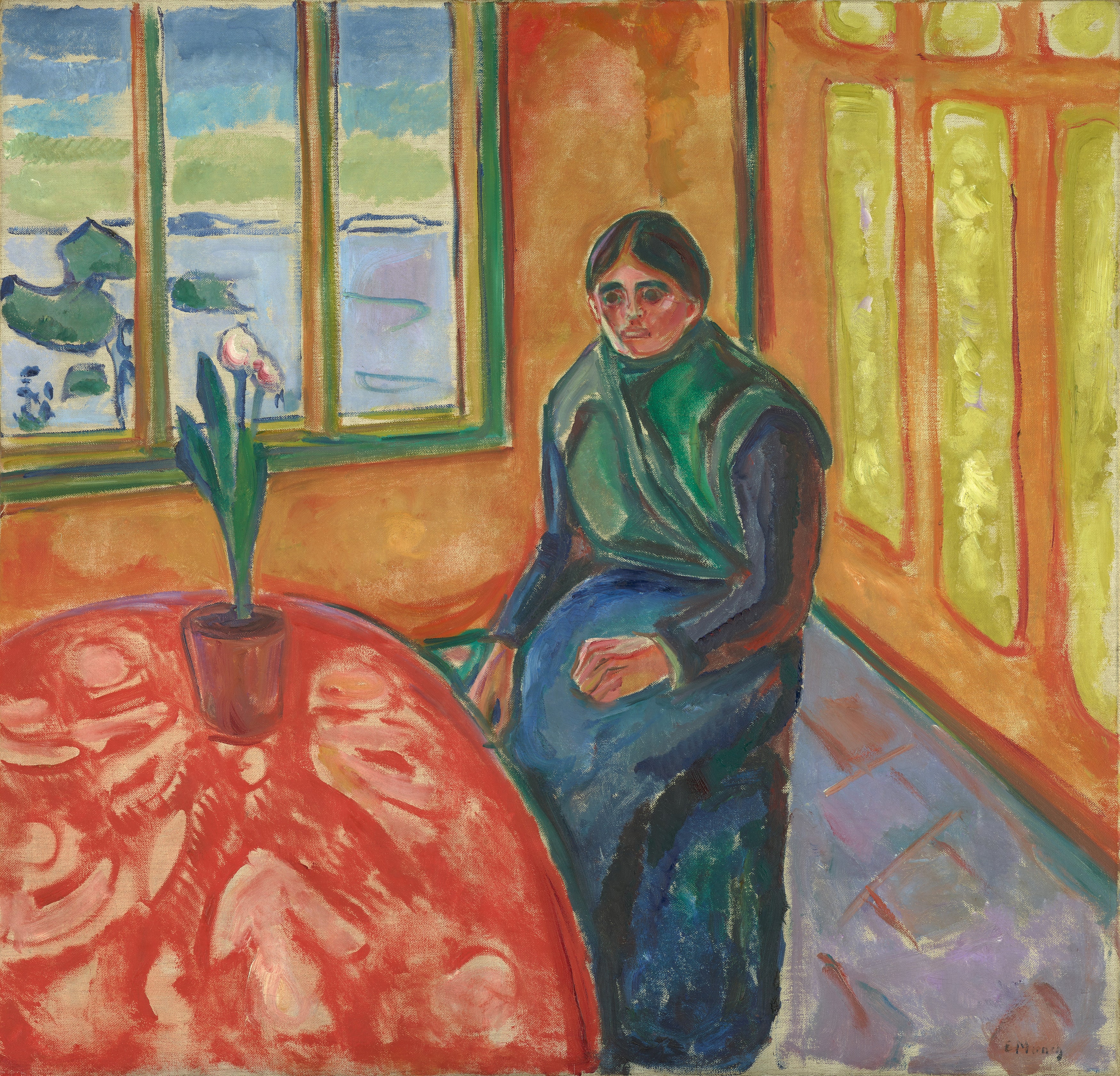 Reproduction du tableau « Mélancolie - Edvard Munch » par Alpha Reproduction en peinture à l’huile
