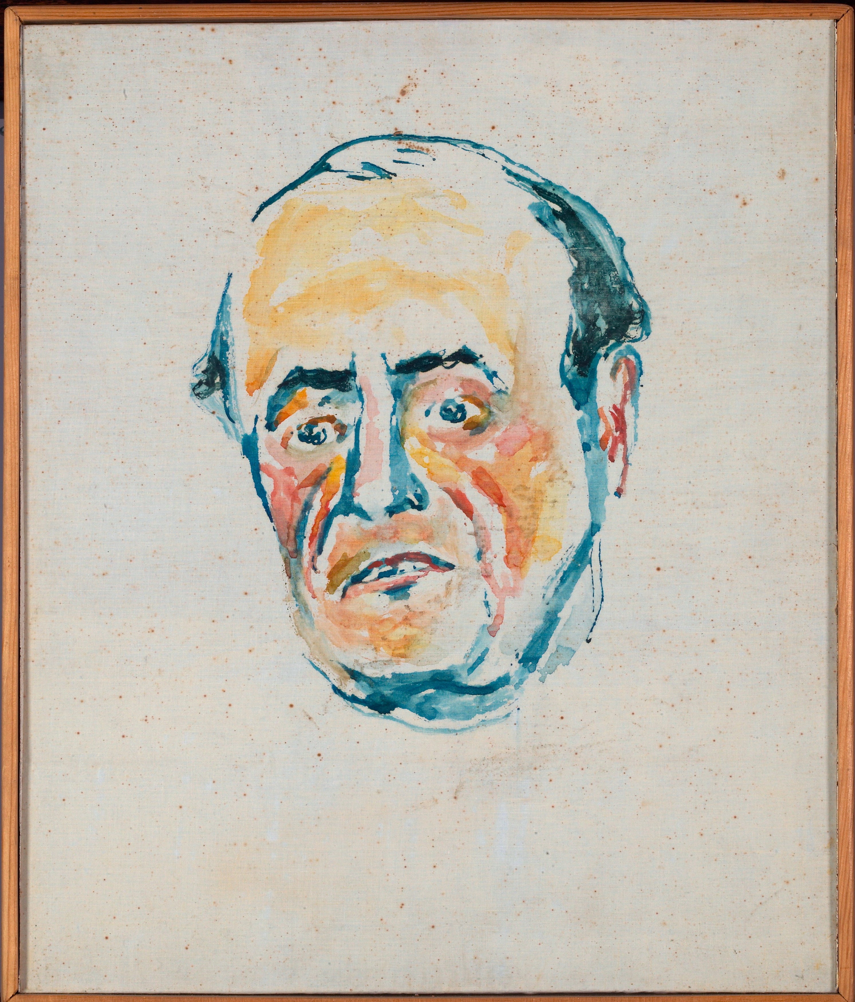 Reproduction du tableau « Portrait d'un homme - Edvard Munch » par Alpha Reproduction en peinture à l’huile