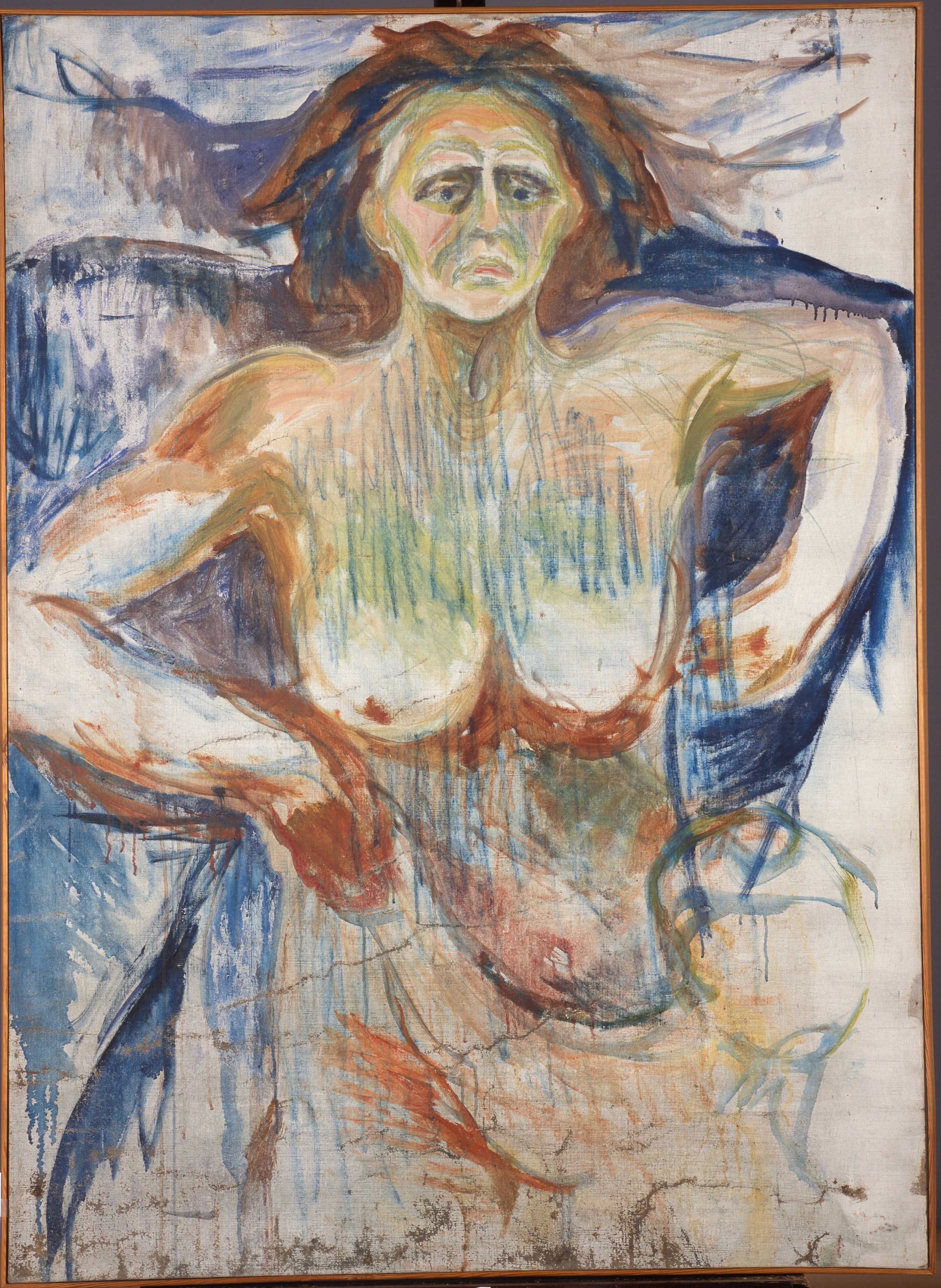 Reproduction du tableau « La Montagne humaine : sphinx - Edvard Munch » par Alpha Reproduction en peinture à l’huile